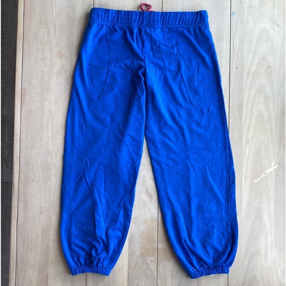 PAUL FRANK Low Rise Cropped Joggers Sweat Pants Monkey Love Print Size M - Picture 2 of 6